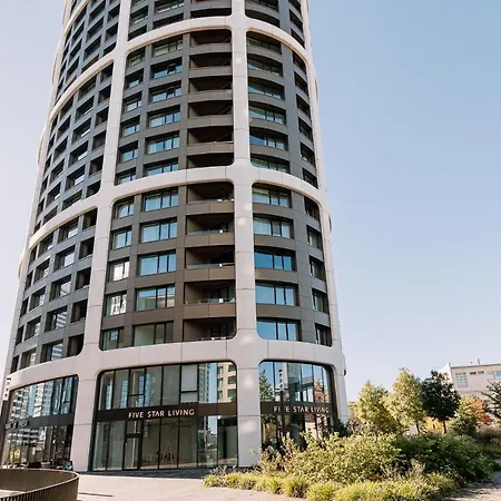 Διαμέρισμα Skau Sky Park Coral By Zaha Hadid 22 Floor 1tower Panoramic View Free Parking