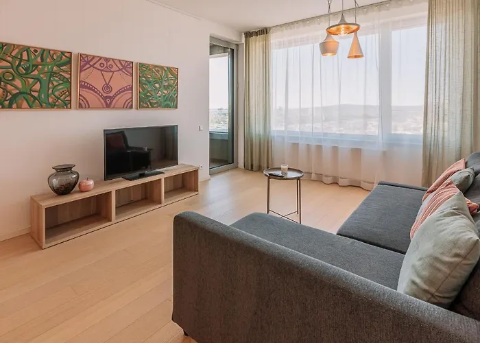 Apartman Skau Sky Park Coral By Zaha Hadid 22 Floor 1tower Panoramic View Free Parking