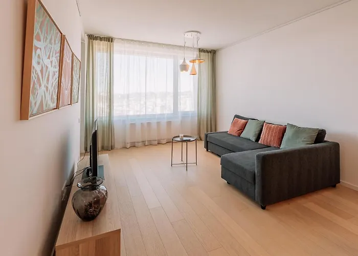 Apartment Skau Sky Park Coral By Zaha Hadid 22 Floor 1tower Panoramic View Free Parking *